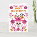 Search for sugar skull cards Cinco de mayo