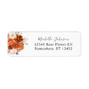Search for oranges return address labels Rustic