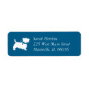Search for scottie dog return address labels Silhouette