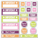 Search for small reminder stickers Dont forget