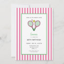 Search for racquet invitations Preppy