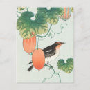 Search for vintage bird paintings postcards Ohara koson