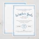 Search for winter gala invitations Blue