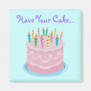Search for cake magnets Pink frosting