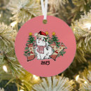 Search for white rabbit christmas tree decorations Xmas