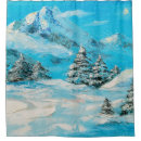 Search for mountain landscape shower curtains Winter