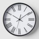 Search for roman numeral face clocks Simple