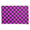 Search for black and purple pillowcases Chequered
