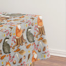 Search for fox tablecloths Woodland animals