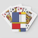 Search for abstract art playing cards Primary colours