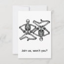 Search for bones halloween invitations Skeleton