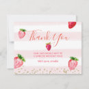 Search for strawberry note cards Baby shower