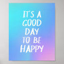 Search for happy positivity posters Typography