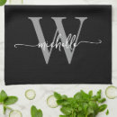 Search for black tea towels Monogrammed