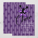Search for cheerleader birthday invitations Cheering