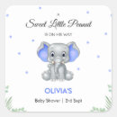 Search for sweet baby boy stickers Elephant baby shower