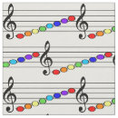 Search for music fabric Rainbow
