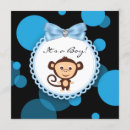 Search for happy monkey invitations Baby