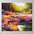 Search for watercolor waterfall art River