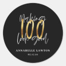 Search for 100 birthday stickers Modern