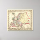 Search for europe map canvas prints Shown