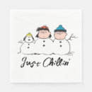 Search for peanuts napkins Snowman