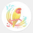 Search for bird face stickers Lovebird