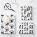 Search for black and white floral wrapping paper Modern