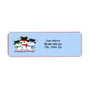 Search for singing return address labels Xmas