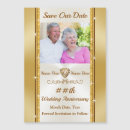 Search for 5x7 magnets wedding save the dates Gold