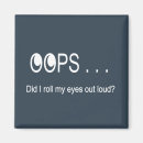 Search for eye roll magnets Sarcasm