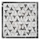 Search for black and white triangle art Pattern