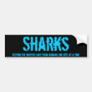 Search for water bumper stickers Shark