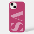 Search for modern girly iphone cases Initials