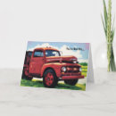 Search for old truck birthday cards Vintage