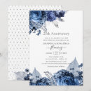 Search for navy silver anniversary invitations 25th