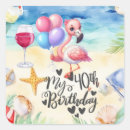 Search for funny flamingo stickers Birthday