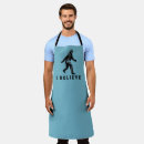 Search for believe bigfoot aprons Funny