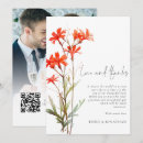 Search for red wildflowers cards Boho