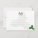 Search for no leaves christmas cards Red and green