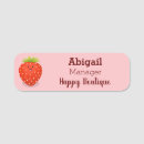Search for strawberry name tags Cute