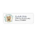 Search for cairn terrier return address labels Pet