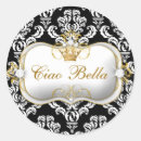Search for elegant damask stickers White