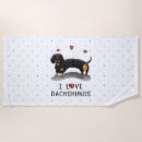 Search for dachshund beach towels Funny
