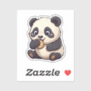 Search for cartoon panda bear stickers Bamboo