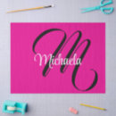 Search for monogram tissue paper Typography