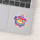 Search for ninja cartoon stickers Chibi