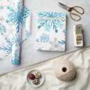 Search for blue snowflake wrapping paper Glitter