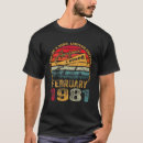 Search for born in 1981 tshirts Retro