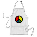 Search for peace sign aprons Hippy